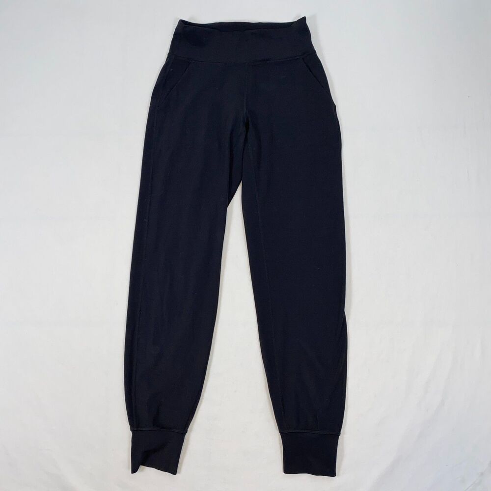 Lululemon Align Joggers Womens 4 Black High Waist Pull On Pockets Buttery Soft